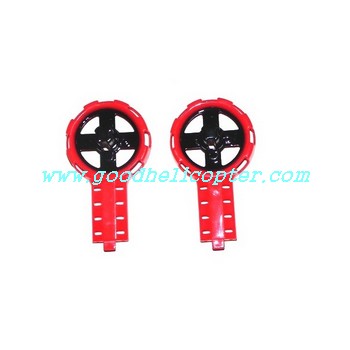 mjx-t-series-t54-t654 helicopter parts side wing (red color)